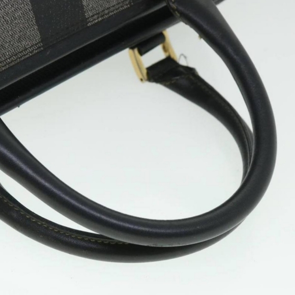 FENDI Rare! Gray/Black Pequin Bowler Bag - Picture 4 of 9